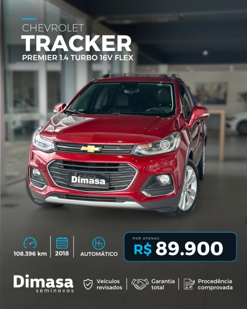 CHEVROLET TRACKER PREMIER 1.4 TURBO 16V FLEX 20180