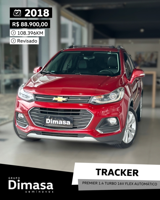 tracker premier 1.4 turbo 16v flex automatico 20180