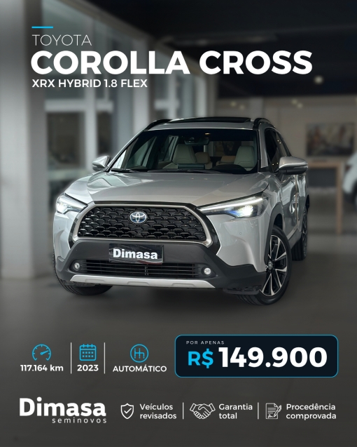 TOYOTA COROLLA CROSS XRX HYBRID 1.8 FLEX 20230