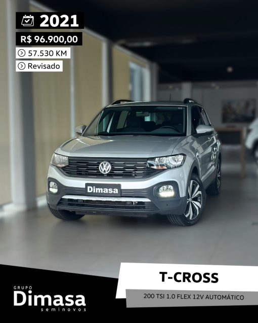 T-Cross 200 TSI 1.0 Flex 12V Automático 20210