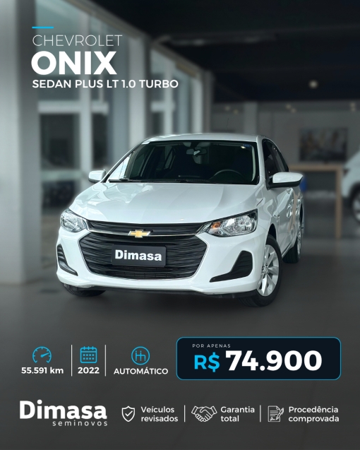 CHEVROLET ONIX SEDAN PLUS LT 1.0 TURBO 20220