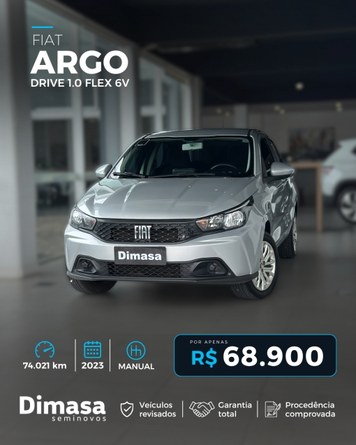 FIAT ARGO DRIVE 1.0 FLEX 6V 20230