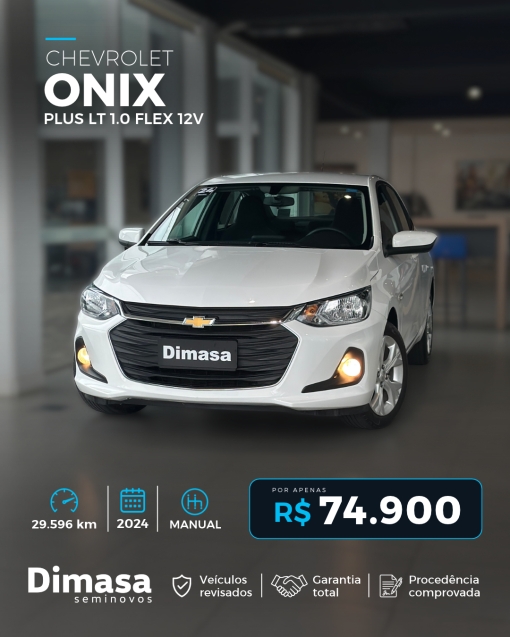 CHEVROLET ONIX PLUS LT 1.0 FLEX 12V 2024