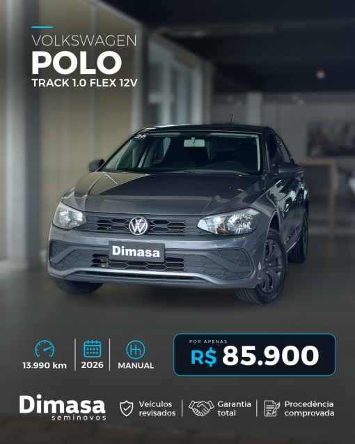 VOLKSWAGEN POLO TRACK 1.0 FLEX 12V 20260