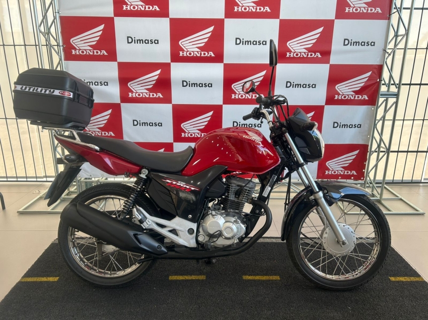 honda cg 160 start vermelha