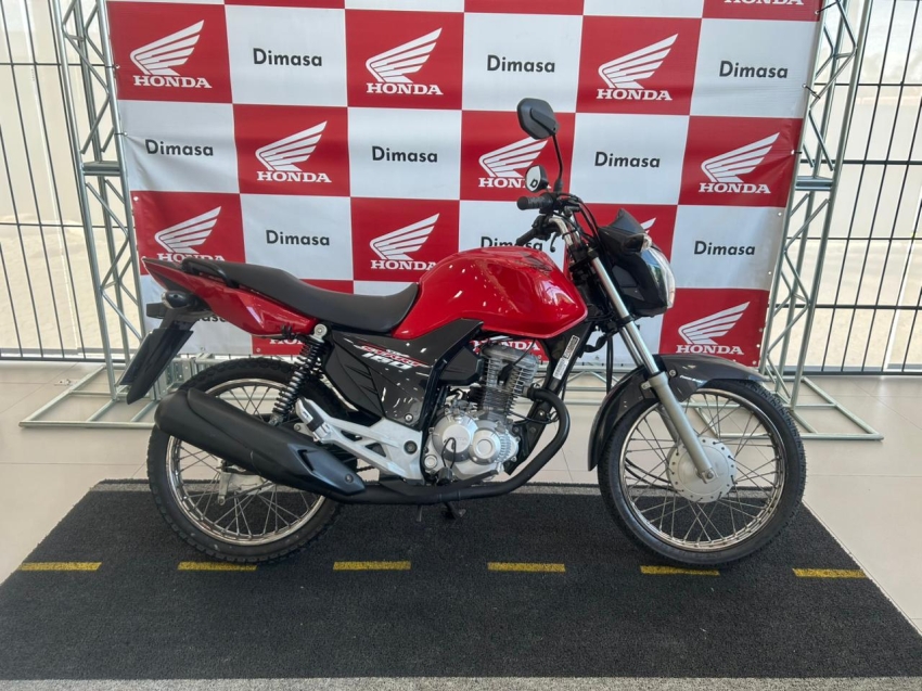 honda cg 160 start vermelha