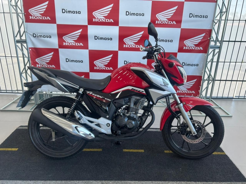 honda cg 160 titan vermelha