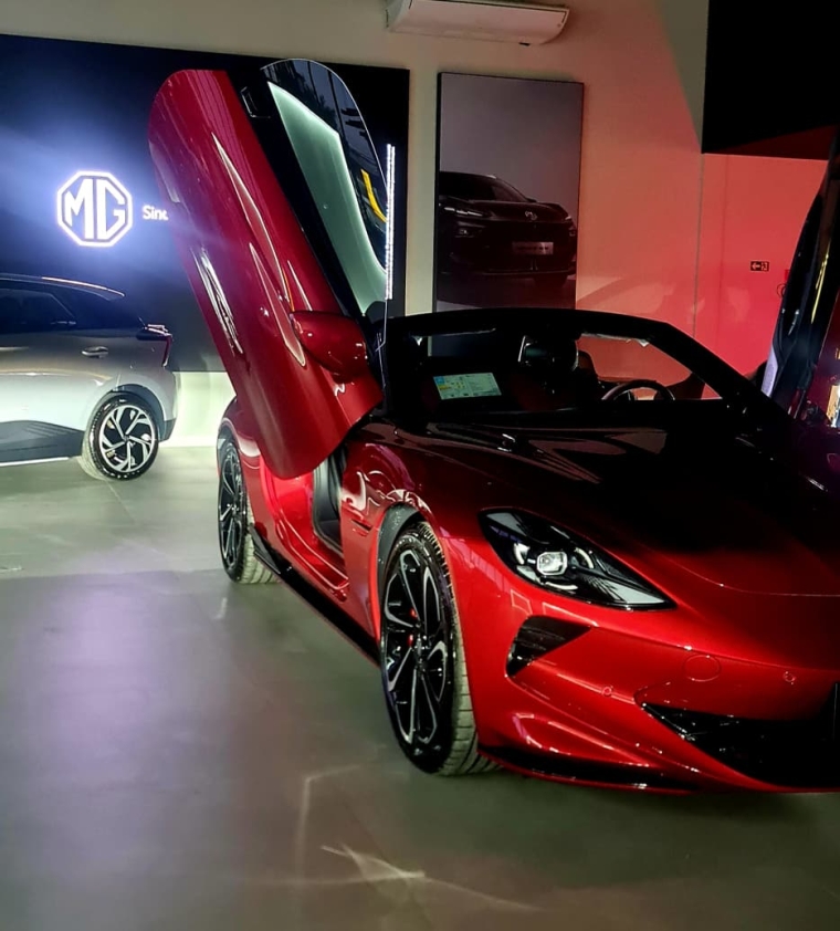 mg cyberster awd 2026/27 | roadster eletrico tracao integral 0 km1