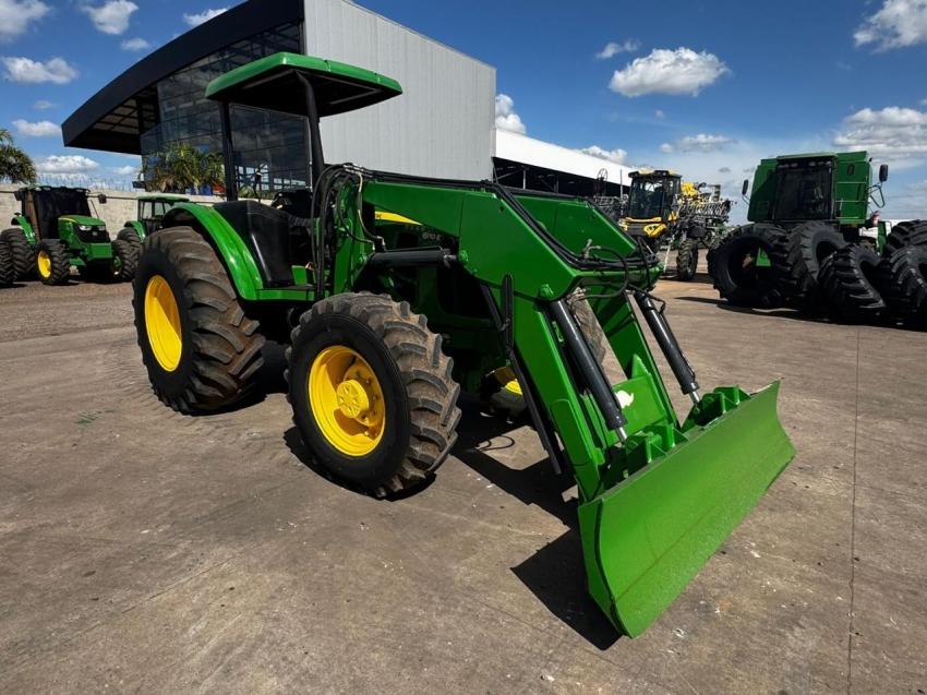 john deere trator 6110e diesel 1p semiautomatico 20124
