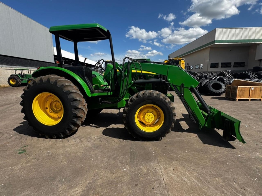 john deere trator 6110e diesel 1p semiautomatico 20123