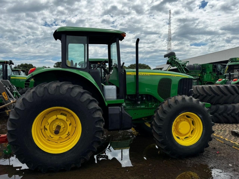 john deere trator 7515 diesel 2p semiautomatico 20082