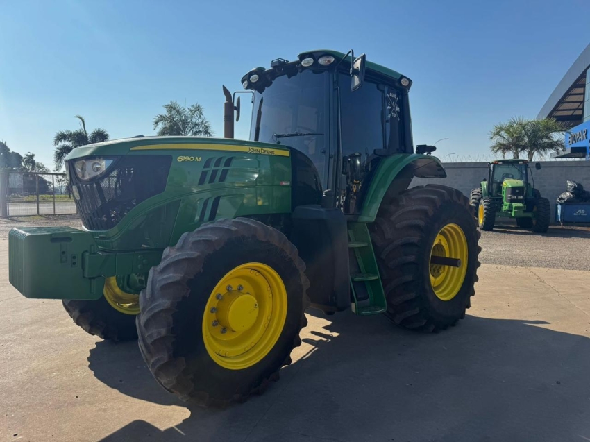 john deere trator 6190m  diesel 1p semiautomatico 20225