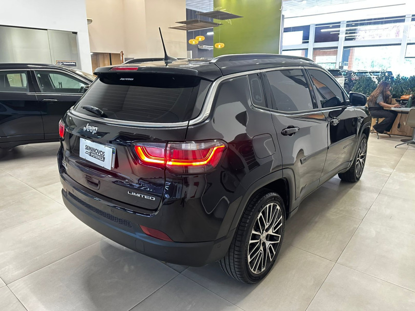 jeep compass 1.3 t270 turbo flex limited at6 24/24 seminovo3