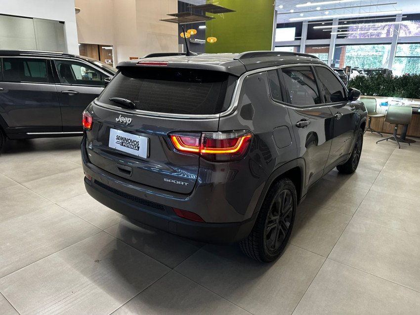 jeep compass 1.3 t270 turbo flex sport at6 25/25 seminovo3