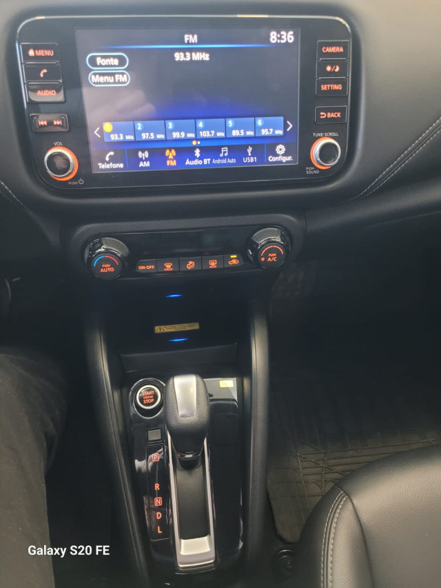 nissan kicks 1.6 16v flexstart exclusive xtronic 23/23 seminovo8