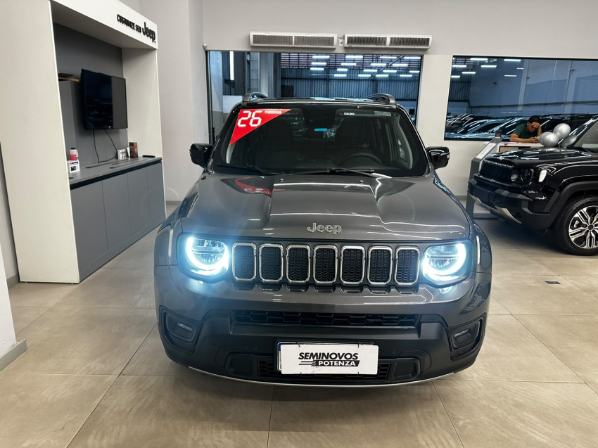 jeep renegade 1.3 t270 turbo flex sahara at6 25/26 seminovo1
