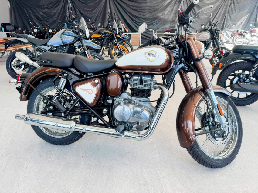 royal enfield classic 350 heritage medallion bronze gasolina manual 20262