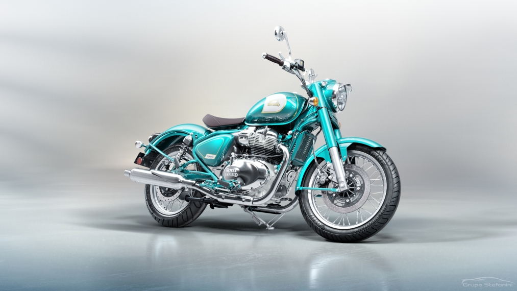 royal enfield classic 650 mid teal gasolina automatico 20272
