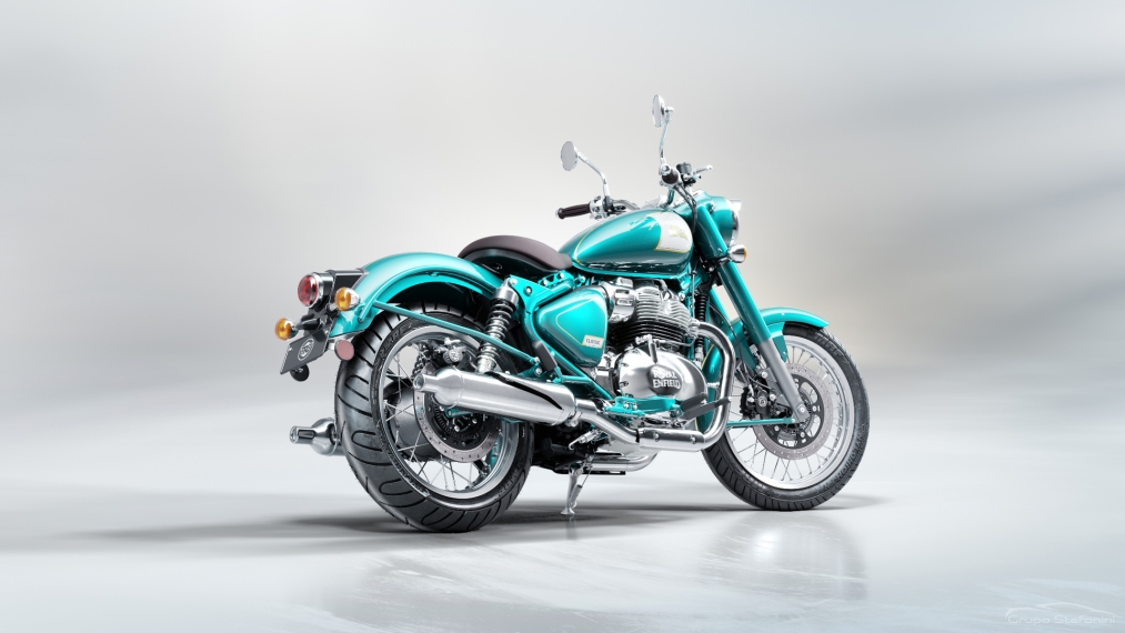 royal enfield classic 650 mid teal gasolina automatico 20275