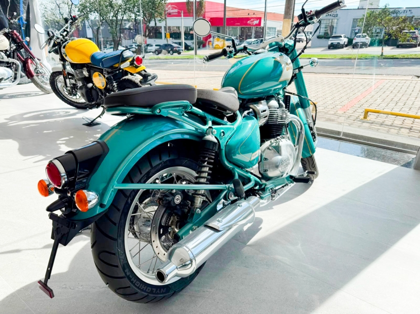 royal enfield classic 650 mid teal gasolina automatico 20273
