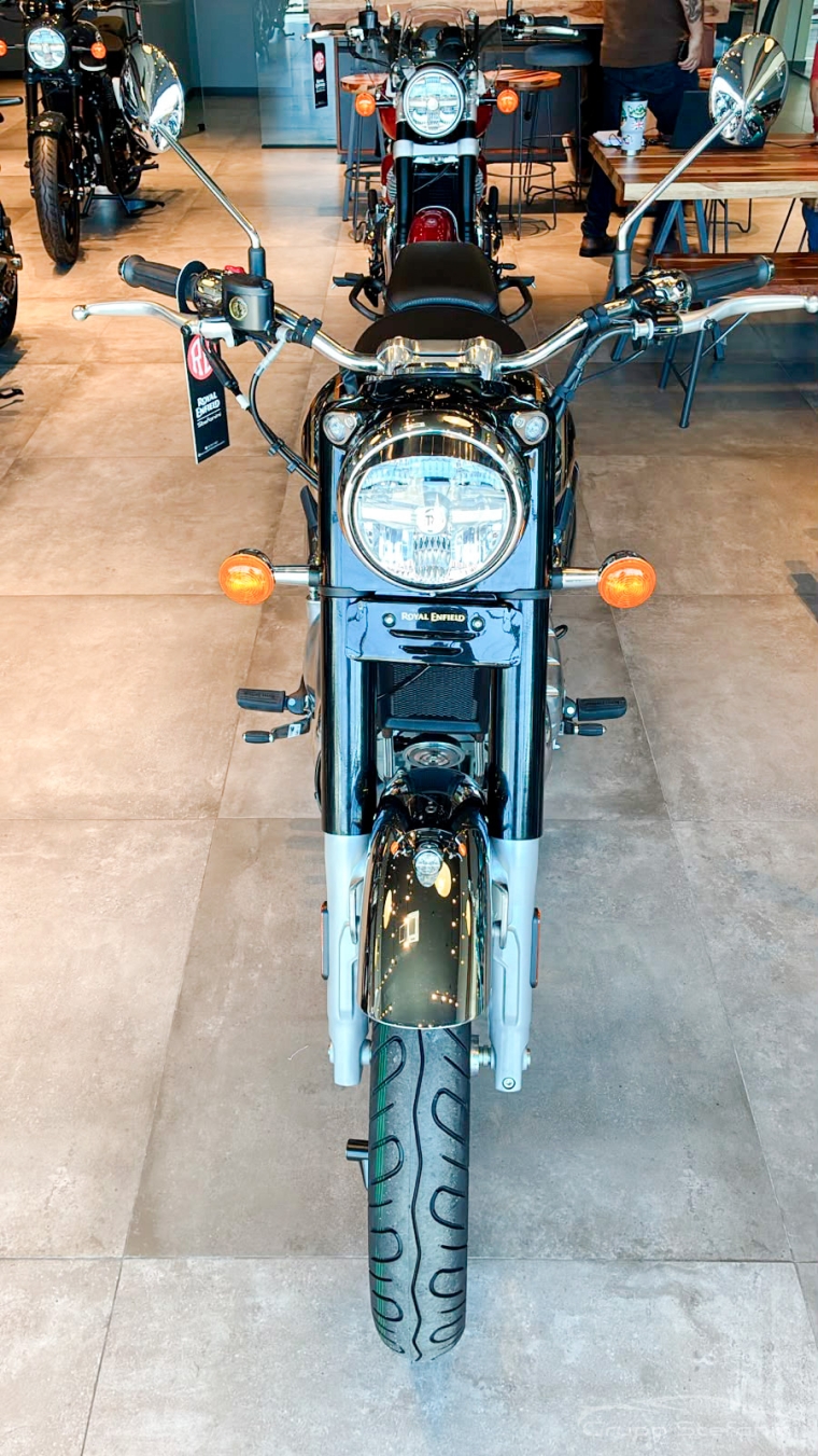 royal enfield classic 650 top black chrome gasolina automatico 20273