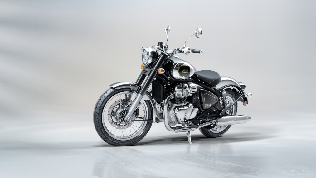 royal enfield classic 650 top black chrome gasolina automatico 2027