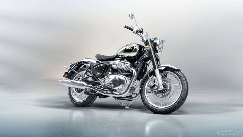 royal enfield classic 650 top black chrome gasolina automatico 20272