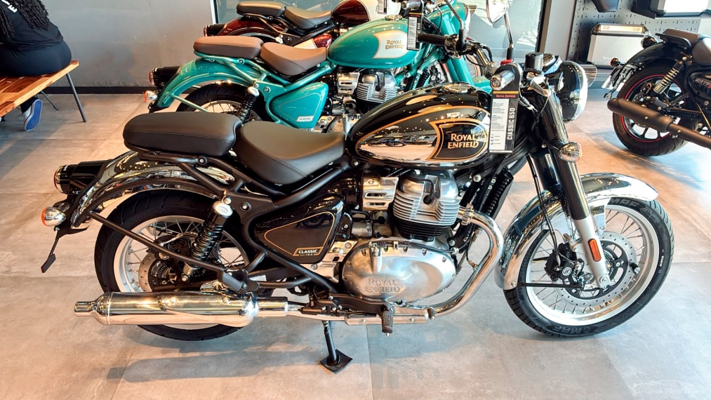royal enfield classic 650 top black chrome gasolina automatico 2027