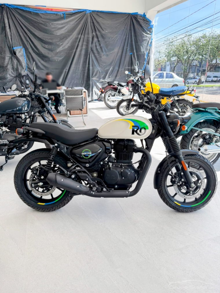 royal enfield hunter 350 mid brazil white gasolina automatico 20271