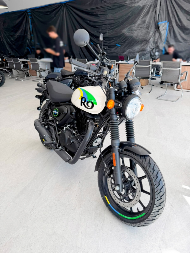 royal enfield hunter 350 mid brazil white gasolina automatico 2027