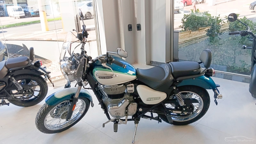 royal enfield meteor 350 aurora retro green gasolina manual 20272