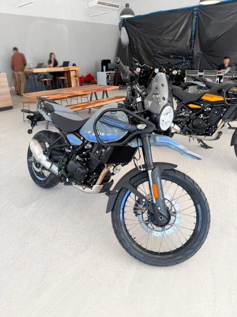 royal enfield himalayan mid slate salt/slate poppy blue (com camara) 450 gasolina manual 20278