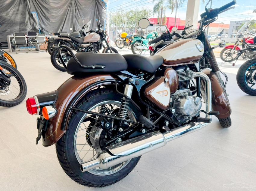 royal enfield classic 350 heritage medallion bronze gasolina manual 20263