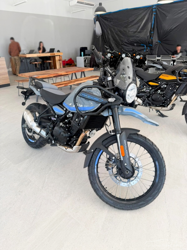 royal enfield himalayan mid slate poppy blue (com camara) 450 gasolina manual 2026