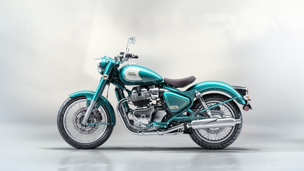 royal enfield classic 650 mid teal gasolina automatico 20274