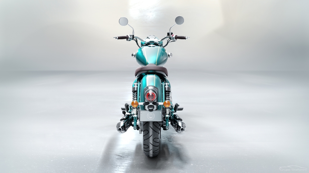 royal enfield classic 650 mid teal gasolina automatico 20276