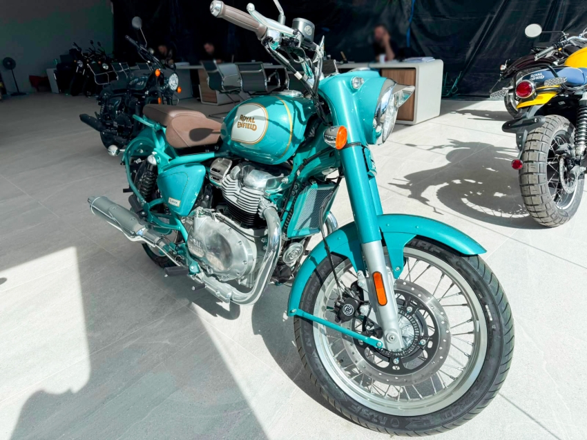 royal enfield classic 650 mid teal gasolina automatico 2027