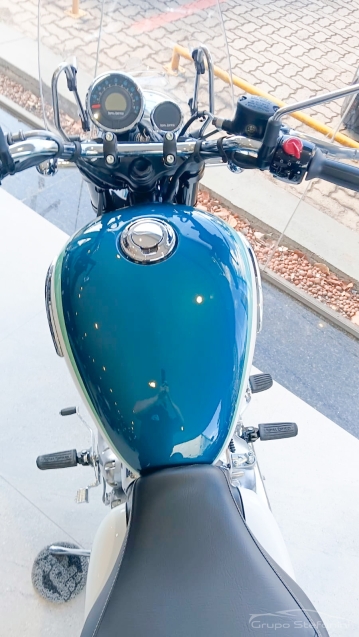 royal enfield meteor 350 aurora retro green gasolina manual 20273