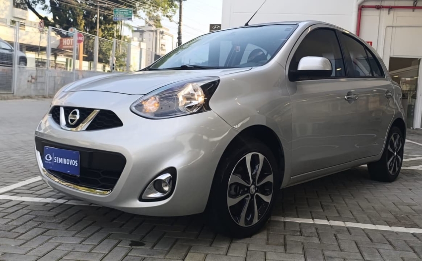 nissan march 1.6 sl 16v flex 4p xtronic automatico 20172