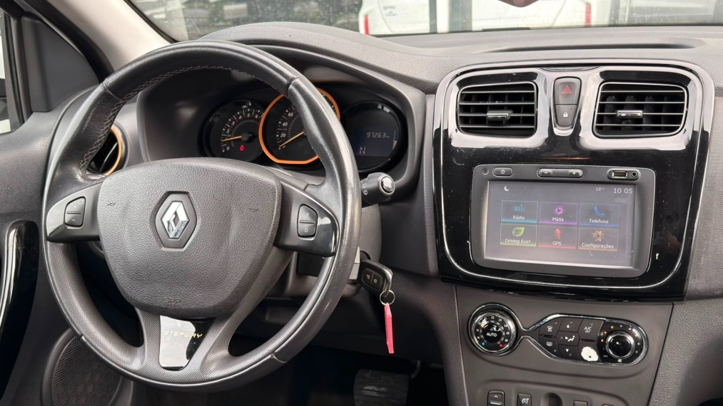 renault sandero 1.6 16v sce flex stepway dynamique easy-r 1.5 4p automatico 20197