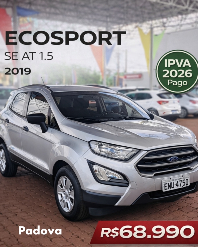 ford ecosport 1.5 ti-vct flex se automatico 4p 2019